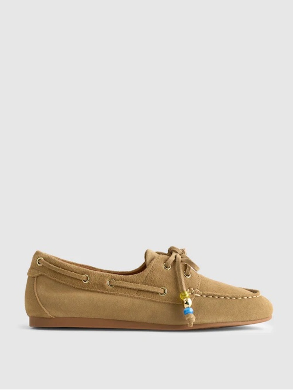 Madewell The Jamie Boat Shoe in Walnut Shell Tan Size 8